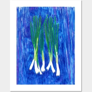 A Sign of Spring - Green Onions Posters and Art